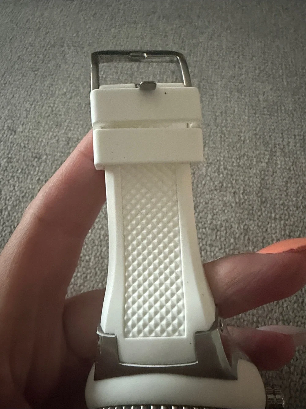 Jet Set White and Black Men's Sport Watch